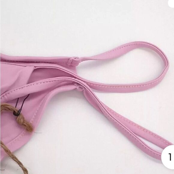 NWT Toast Swim Signature Open Side Cheeky Bikini Bottom Pink Lavender - S - Picture 4 of 10